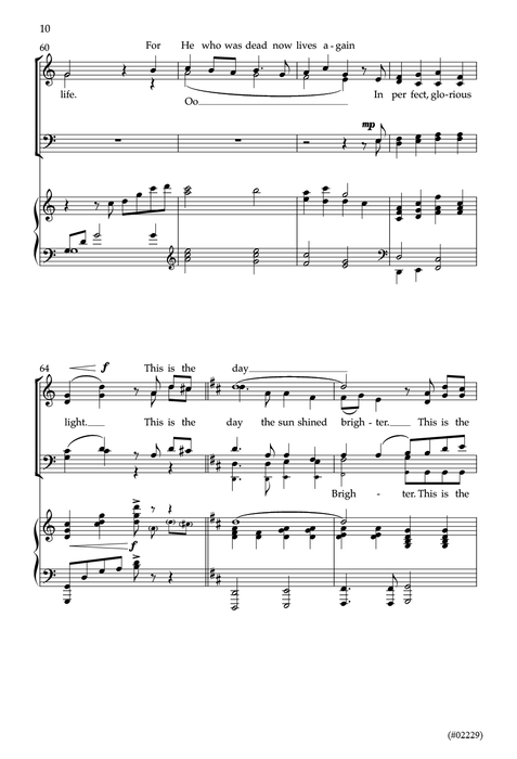 The Day That Changed Everything - SATB