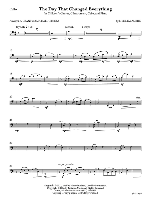 The Day That Changed Everything - Children's Chorus