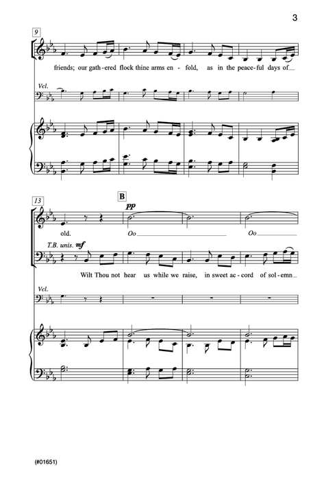 Thou Gracious God Whose Mercy Lends - SATB