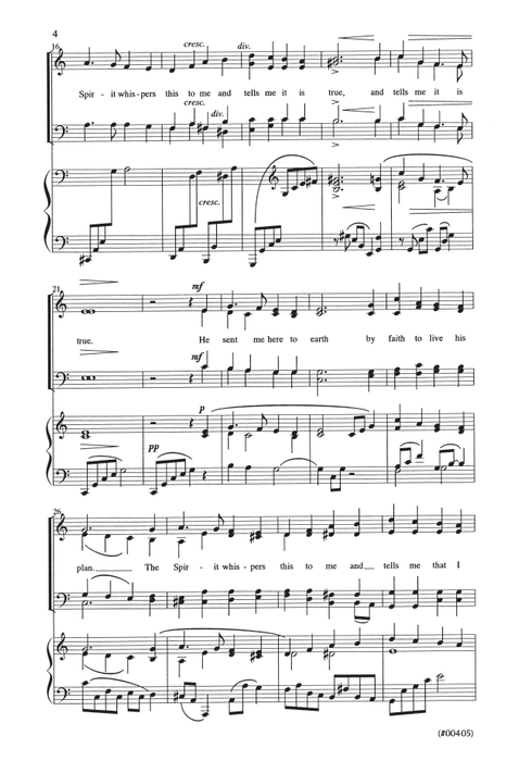 I Know My Father Lives - SATB