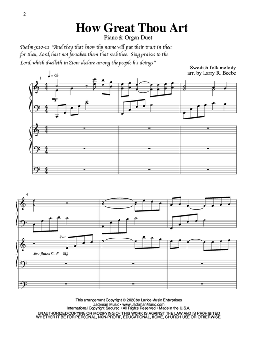 Piano and Organ Duets Bundle 2