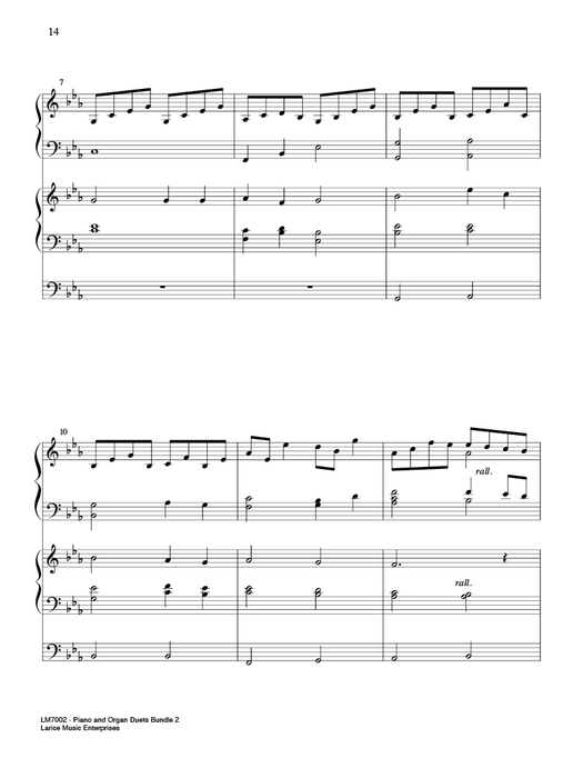 Piano and Organ Duets Bundle 2