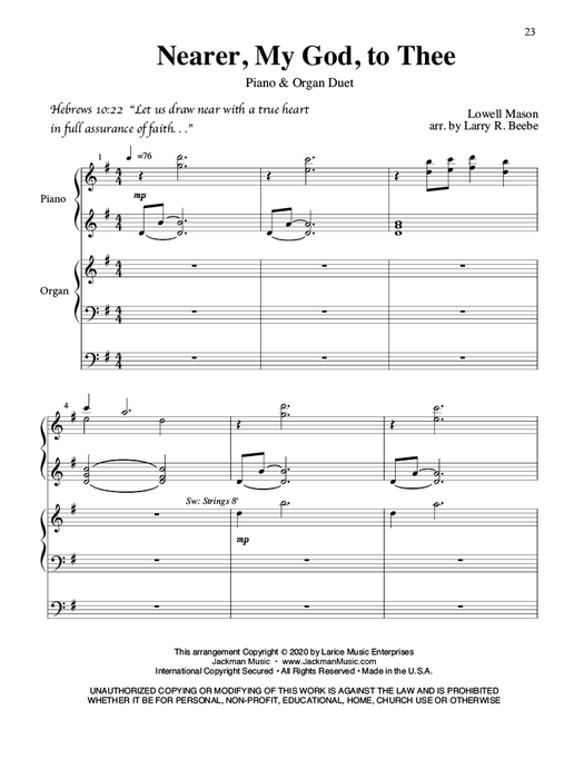 Piano and Organ Duets Bundle 2