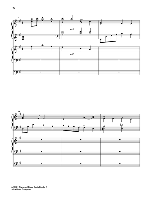 Piano and Organ Duets Bundle 2