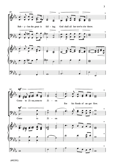 Israel, Israel, God Is Calling - SSAATTB | Sheet Music | Jackman Music