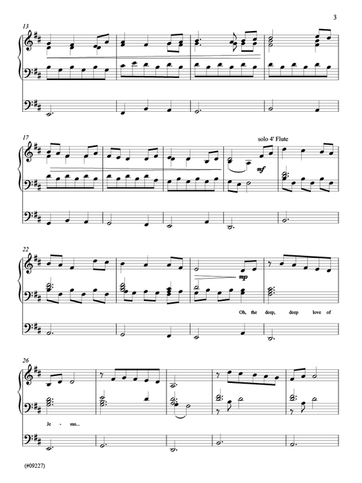 Oh, the Deep, Deep Love of Jesus - SSATBB | Sheet Music | Jackman Music