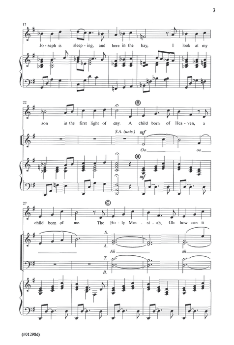 My Baby My Love - SATB