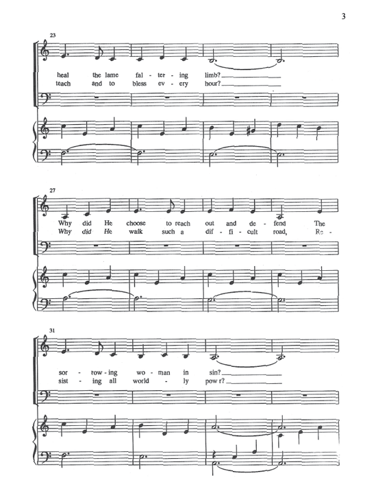 Because He Loves Us - SATB