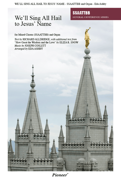 We'll Sing All Hail to Jesus' Name - Mixed SSSAATTBB Chorus and Organ | Sheet Music | Jackman Music