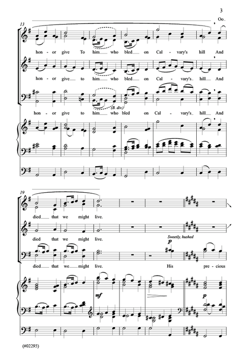 We'll Sing All Hail to Jesus' Name - Mixed SSSAATTBB Chorus and Organ | Sheet Music | Jackman Music