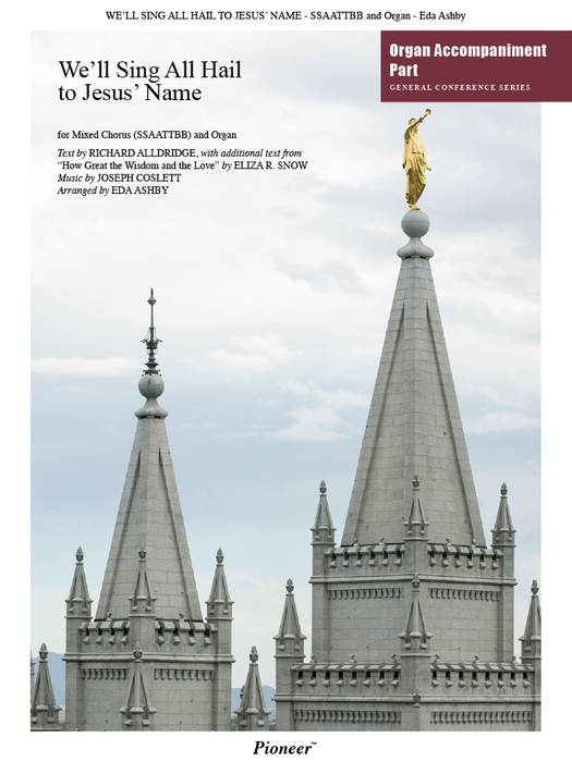 We'll Sing All Hail to Jesus' Name - Mixed SSSAATTBB Chorus and Organ | Sheet Music | Jackman Music