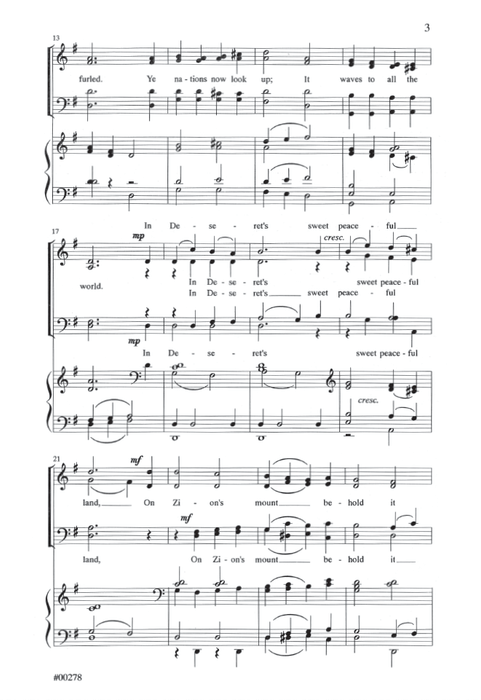 High on the Mountain Top / True to the Faith - SATB | Sheet Music | Jackman Music