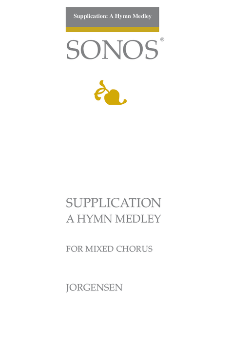 Supplication: A Hymn Medley - SAB