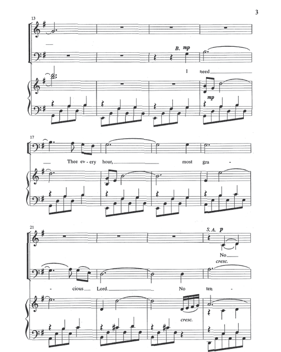 Supplication: A Hymn Medley - SAB