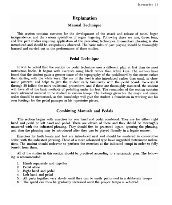 Basic Organ Techniques - Organ Method Book