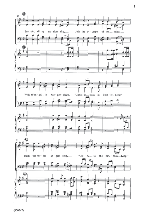 Hark! the Herald Angels Sing - SATB