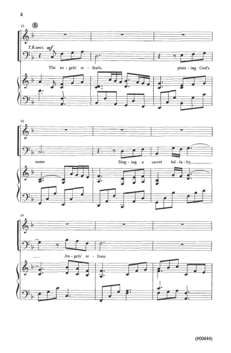 A Baby Is Born - SATB