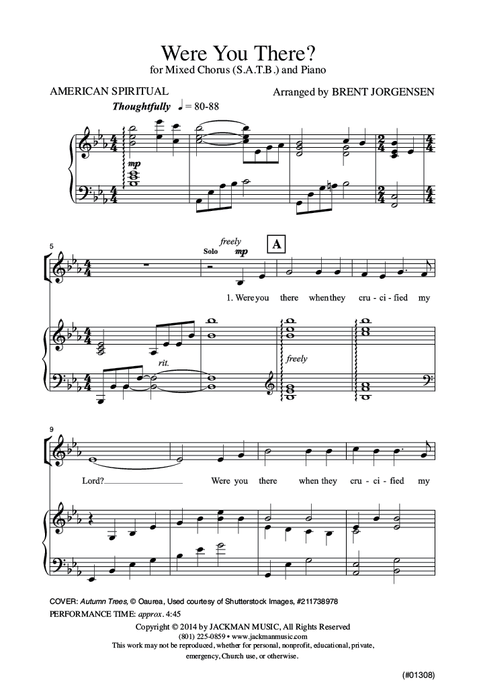 Were You There? - SATB