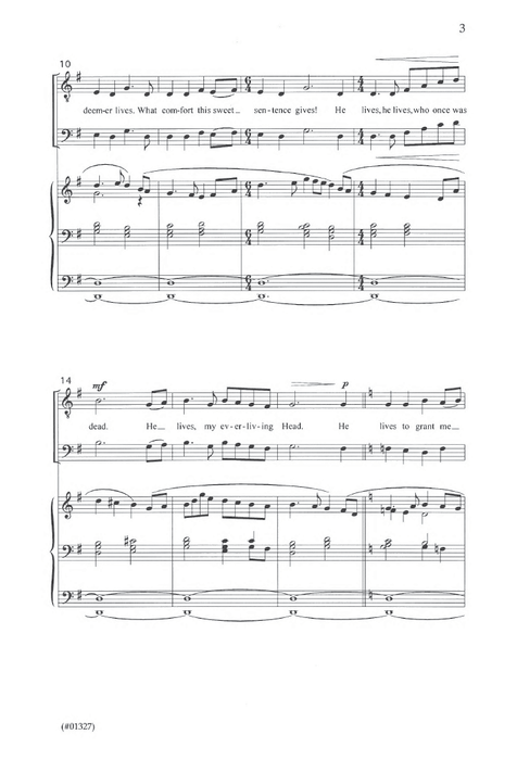 I Know That My Redeemer Lives - SATB - Bradford