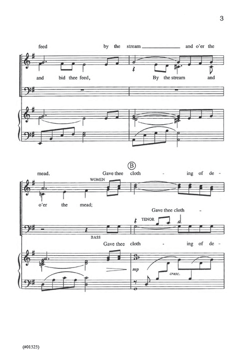 Little Lamb - SATB - Allen