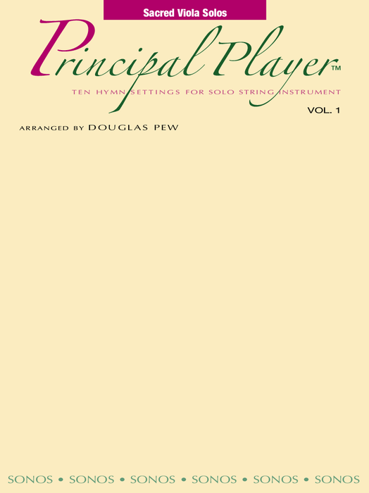 Principal Player - Vol. 1 -  Viola