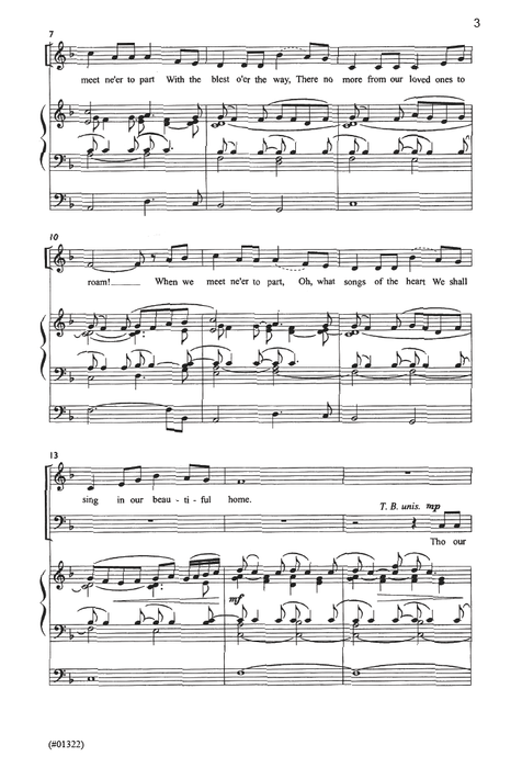 Oh What Songs of the Heart - SATB