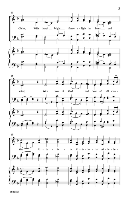 Press Forward Saints - SATB - Bradford