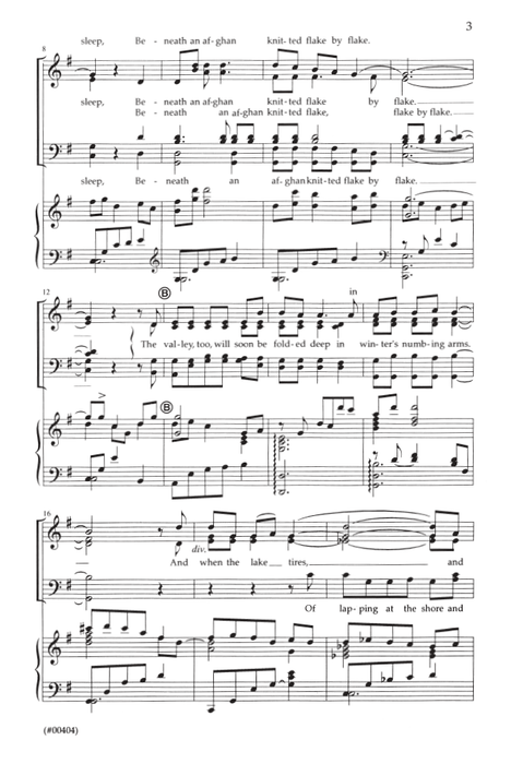 Winter Solace (Advent) - SATB