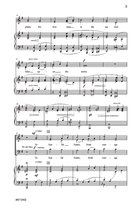 Sweet Will Be the Flower - SATB