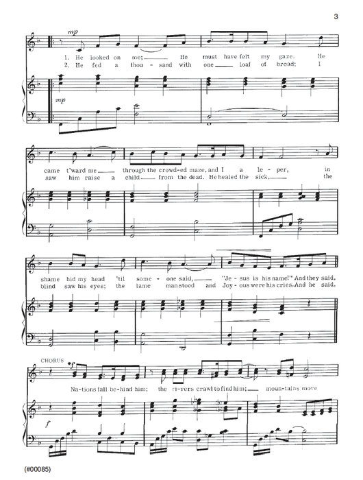I Heard Him Come - Vocal Solo
