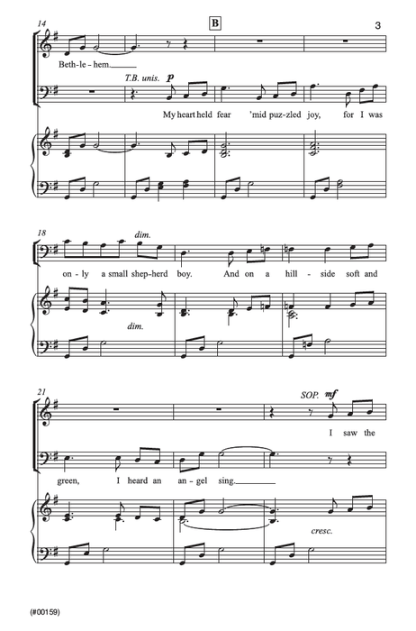 Shine for Me Again, Star of Bethlehem - SATB
