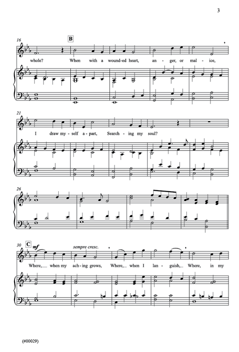 Where Can I Turn for Peace - Vocal Solo