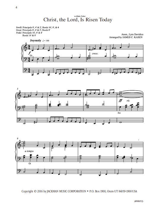 Easter Postludes - Organ