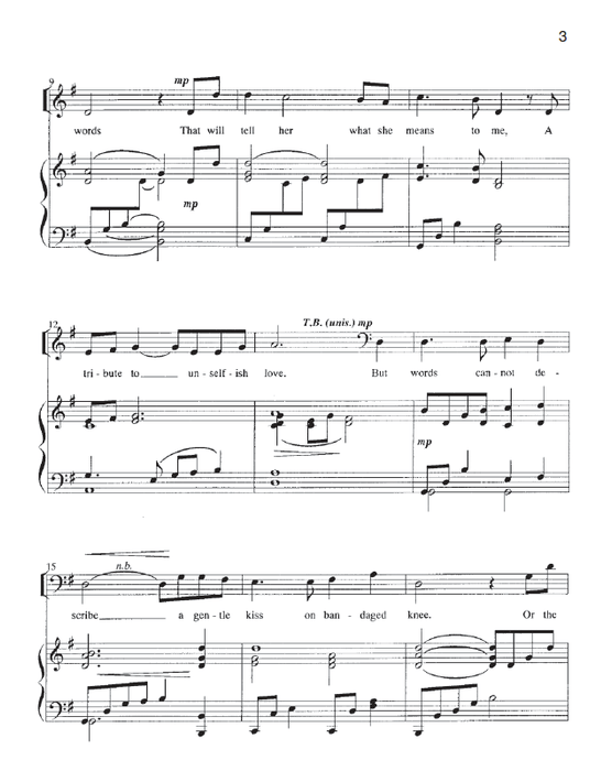 Only My Heart - SATB