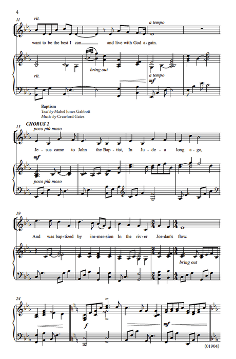 Baptism Medley — Jackman Music