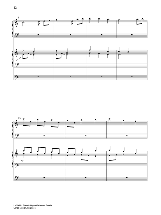 PIANO & ORGAN DUETS - CHRISTMAS BUNDLE