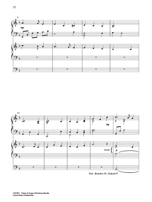 PIANO & ORGAN DUETS - CHRISTMAS BUNDLE