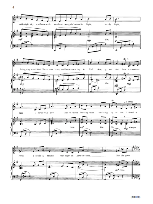 Shine for Me Again, Star of Bethlehem - Vocal Solo