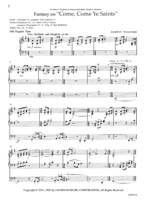 Special Edition - Eight Solos for the LDS Organist