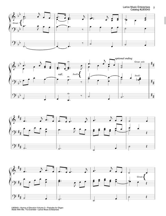 Hymns of Devotion - Volume 3 - Organ