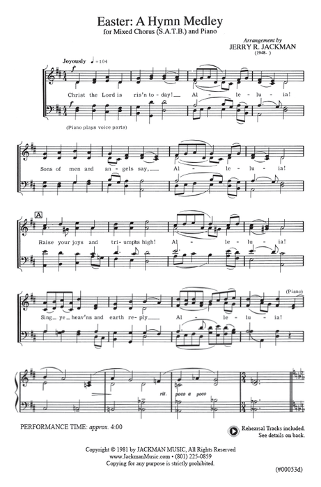 Easter: A Hymn Medley - SATB
