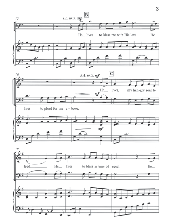 I Know that My Redeemer Lives Medley - SATB
