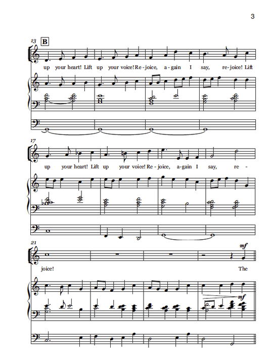 Rejoice the Lord Is King - SSAA