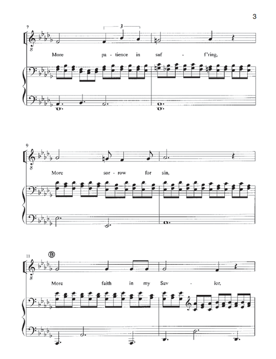 More Holiness Give Me - SATB