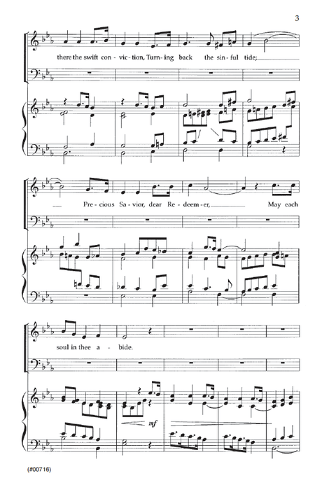 Precious Savior, Dear Redeemer - SATB - Manookin