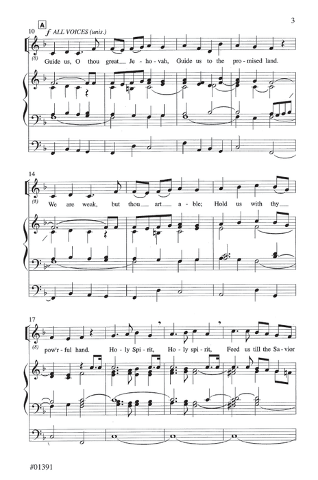 Guide Us, O Thou Great Jehovah - SATB