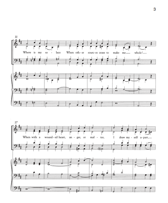 Where Can I Turn For Peace? - SATB - Wilberg