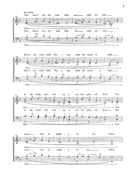 In the Bleak Mid-winter - SATB (Digital Download)
