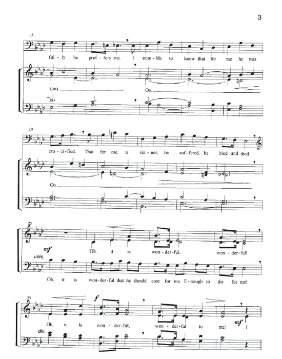 I Stand All Amazed - SATB, a cappella - Jessop