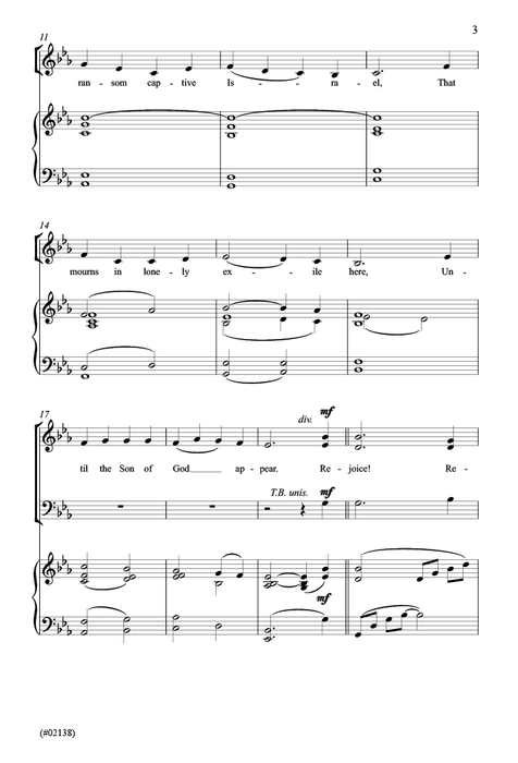 O Come, O Come, Emmanuel - SATB